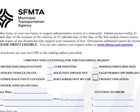 sfmta pay citation|sfmta correctable citation.